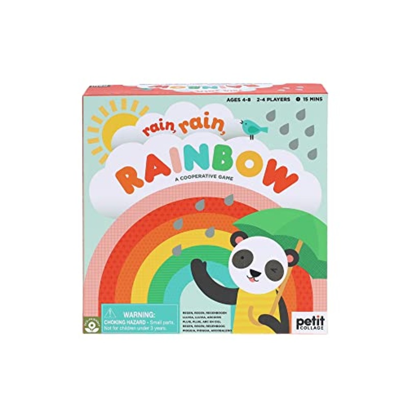 Petit Collage Rain Rain Rainbow Cooperative Game