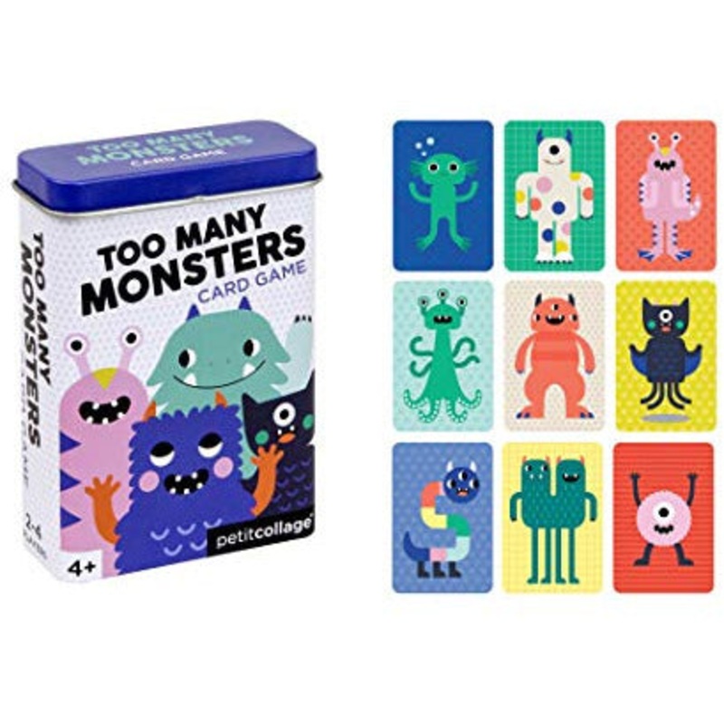 Petit Collage Too Many Monsters Kids Card Game