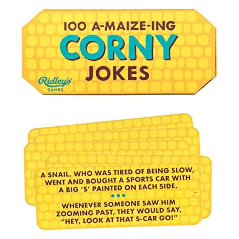 Ridleys 100 A-maize-ing Corny Joke Cards  Includes 100 Jokes for Kids and Adults