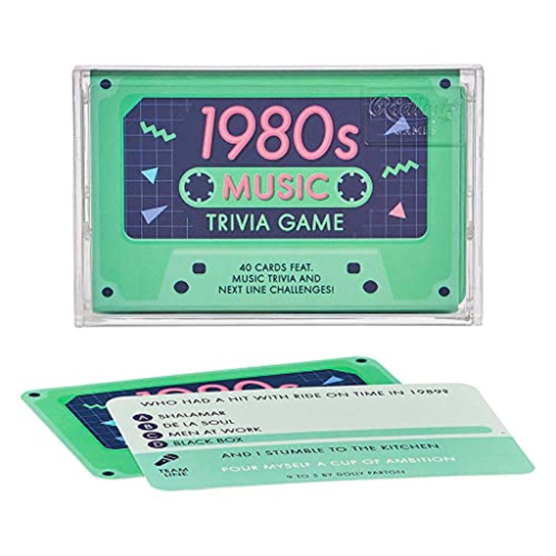 Ridleys 1980s Music Trivia Card Game