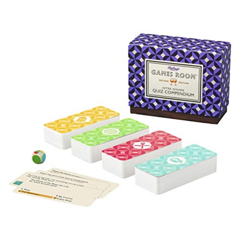 Ridleys Brain Teasers Second Edition Trivia Card Game  General Knowledge Quiz Game for Kids and Adults  2+ Players