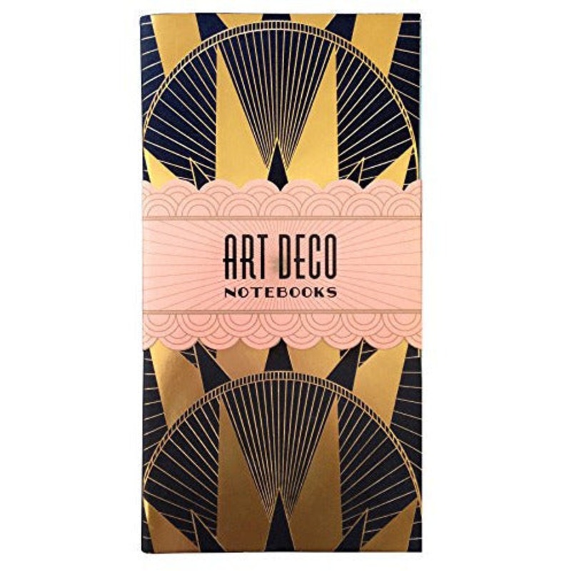 Art Deco Notebooks (pack of 3)