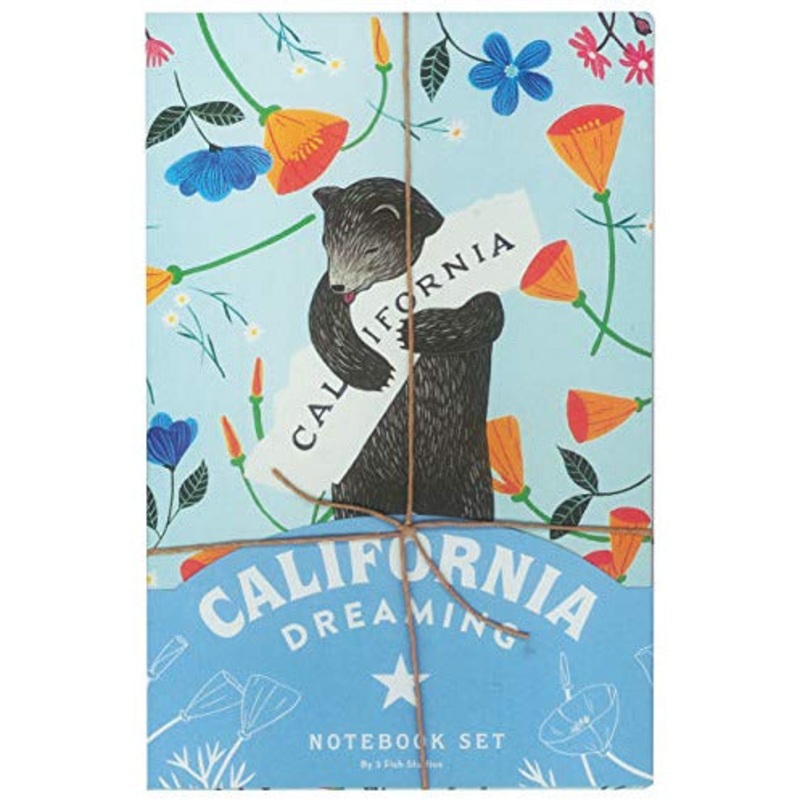 Chronicle Books California Dreaming Notebook Set (California Gifts, Notebook Collection, Journal Set)