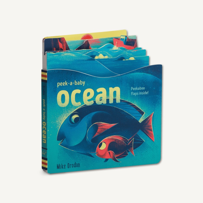 Chronicle Books, Peek-a-Baby: OceanPeekaboo flaps inside!