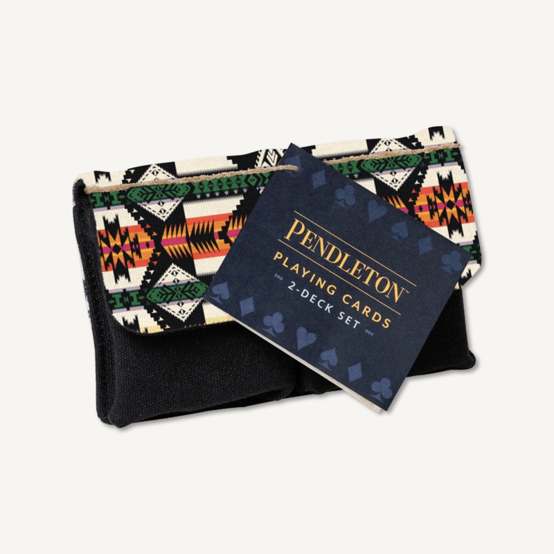 Chronicle Books Pendleton Playing Cards: 2-Deck Set (Camping Games, Gift for Outdoor Enthusiasts)