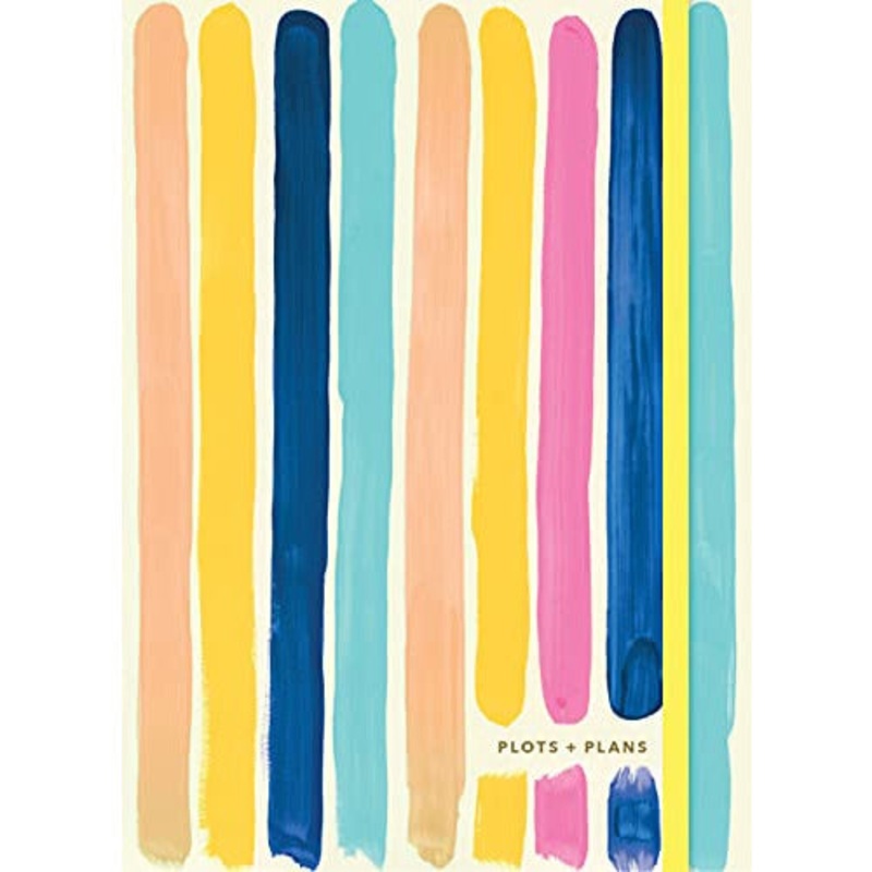 Chronicle Books Plots & Plans: Bright Stripes (Organizational Planner and Notebook, Weekly Productivity Journal)
