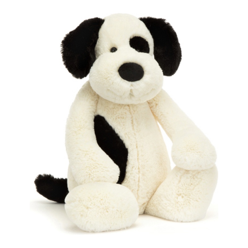 Jellycat Bashful Black & Cream Puppy Gigantic