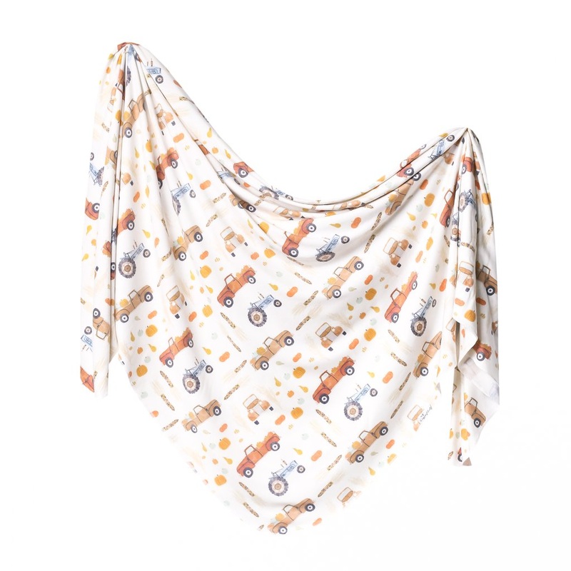 Copper Pearl Hayride Knit Blanket Single