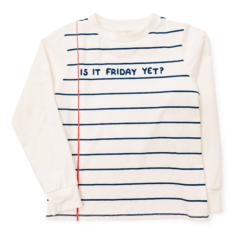 Miki Miette Theo Long Sleeve Tee, Club Recess 2T
