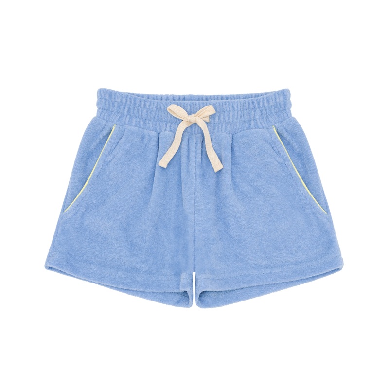Minnow Boys Clearwater Blue French Terry Short 0-6M