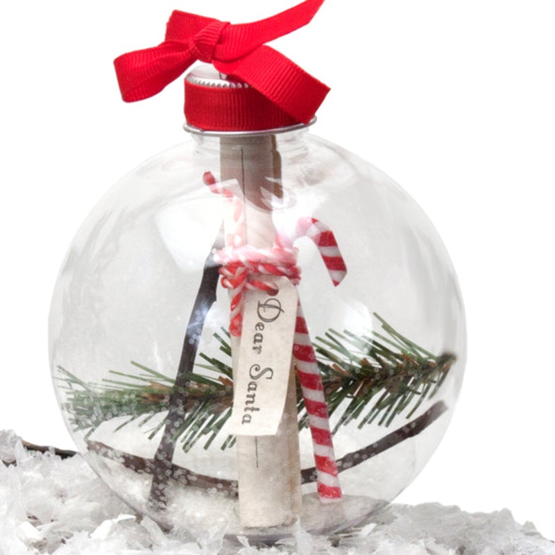 Child to Cherish Santa'S Message Handprint Ornament