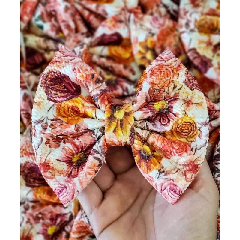 Dainty Delights Creations Savannah Bow Spiced Fall Floral