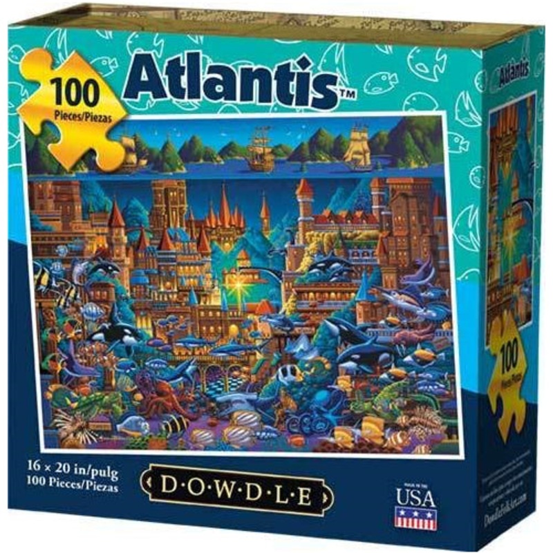 Dowdle Jigsaw Puzzle - Atlantis - 100 Piece