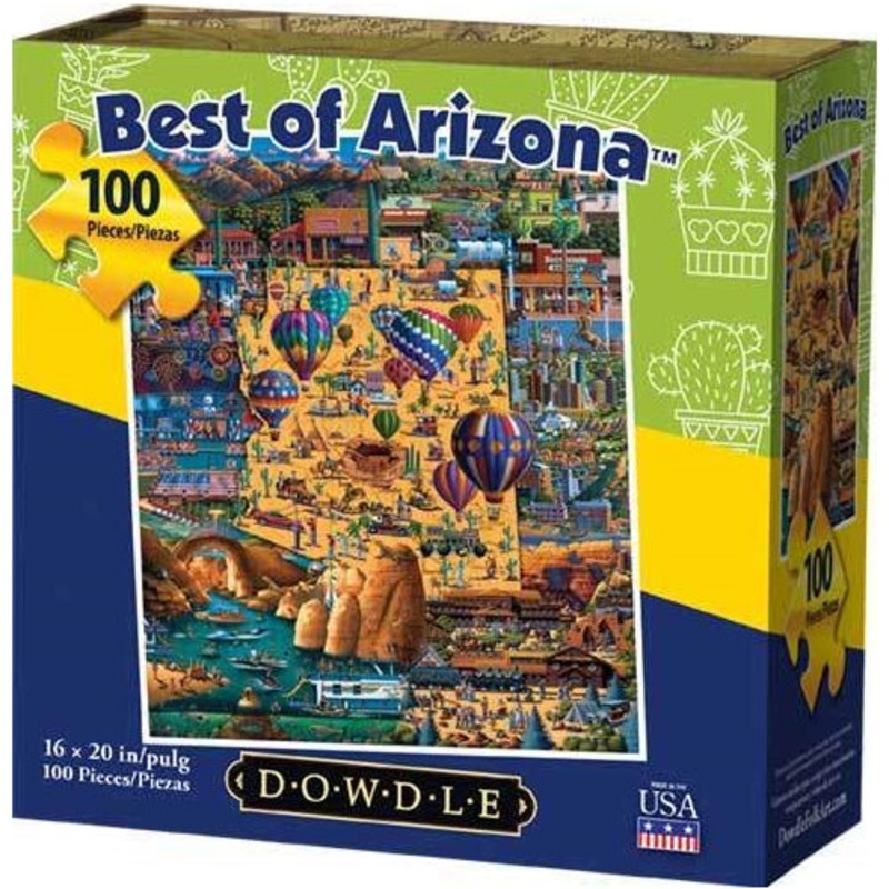 Dowdle Jigsaw Puzzle - Best of Arizona - 100 Piece