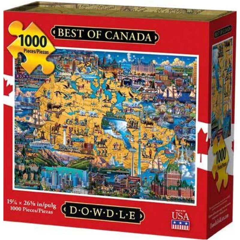 Dowdle Jigsaw Puzzle Best of Canada 1000 Piece
