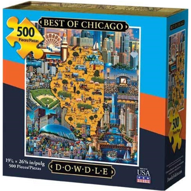 Dowdle Jigsaw Puzzle Best of Chicago 500 Piece