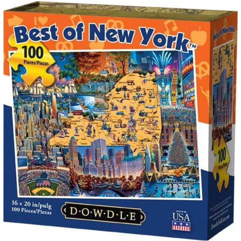 Dowdle Jigsaw Puzzle - Best of New York - 100 Piece