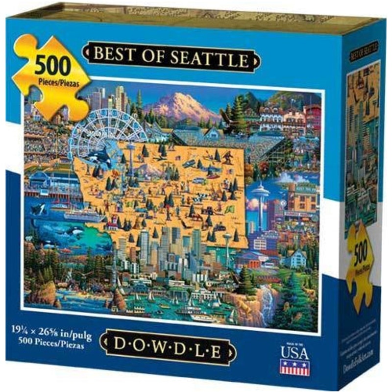 Dowdle Jigsaw Puzzle Best of Seattle 500 Piece