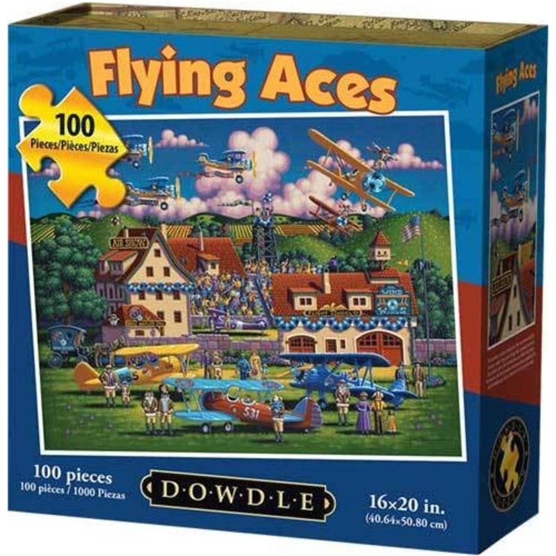 Dowdle Jigsaw Puzzle - Flying Aces - 100 Piece