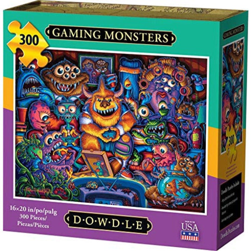 Dowdle Jigsaw Puzzle - Gaming Monsters - 300 Piece