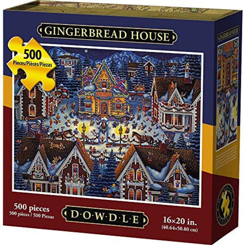 Dowdle Jigsaw Puzzle Gingerbread House 500 Piece