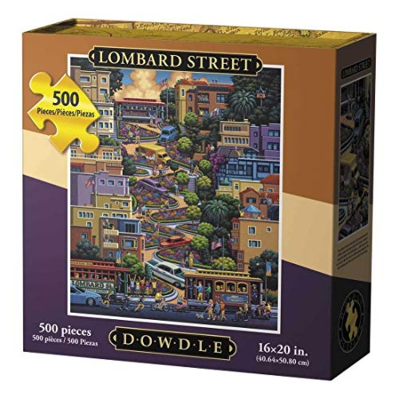 Dowdle Jigsaw Puzzle - Lombard Street - 500 Piece