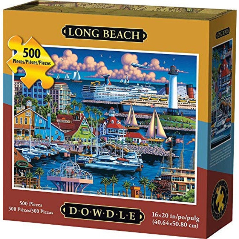 Dowdle Jigsaw Puzzle - Long Beach - 500 Piece