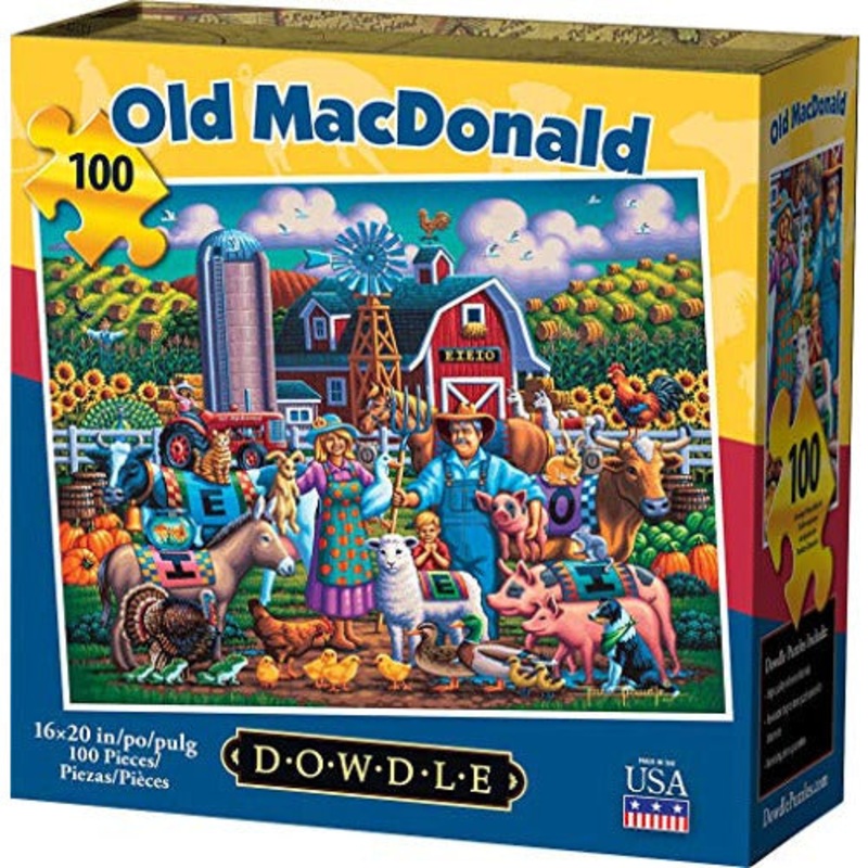 Dowdle Jigsaw Puzzle Old Macdonald 100 Piece