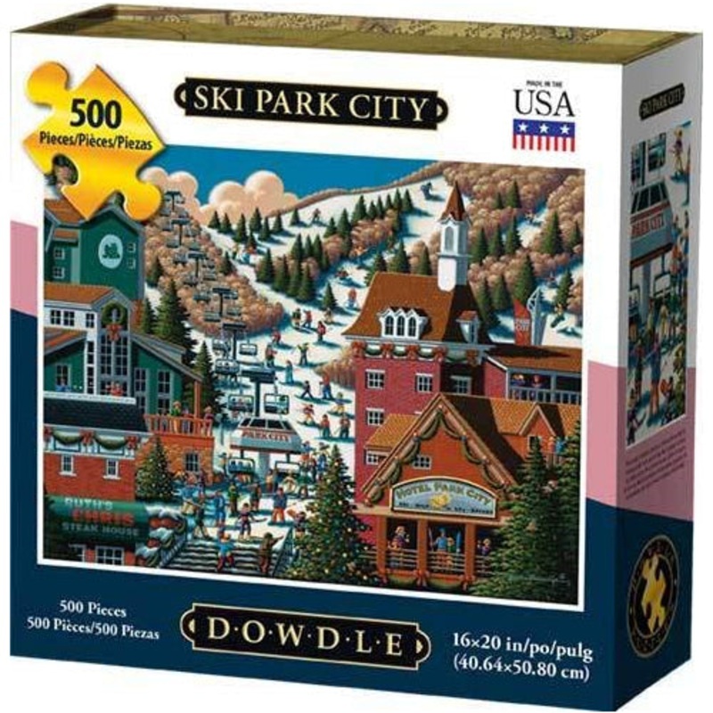 Dowdle Jigsaw Puzzle - Ski Park City - 500 Piece