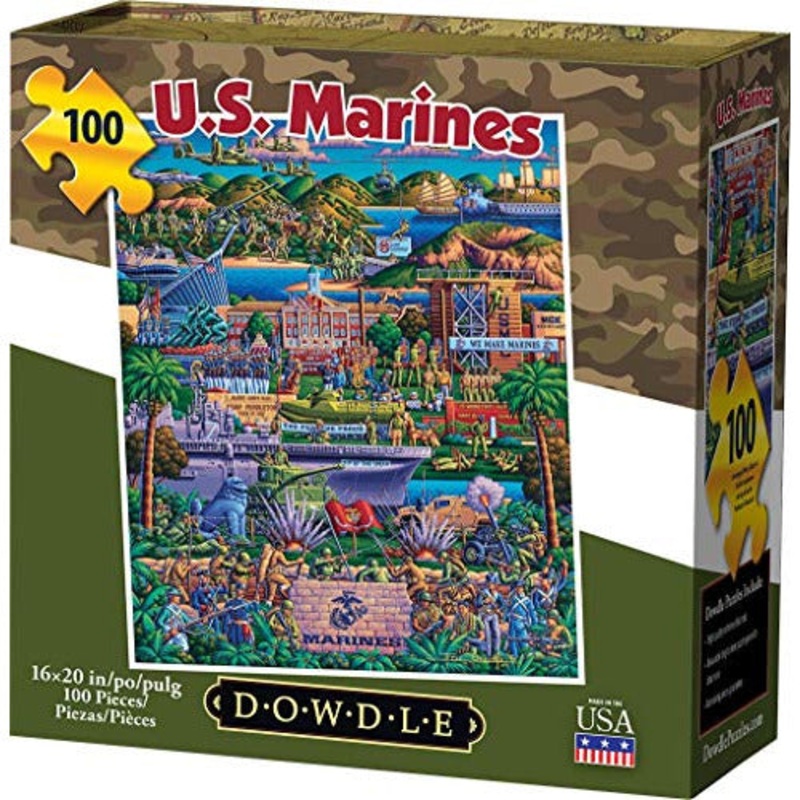 Dowdle Jigsaw Puzzle - U.S. Marines - 100 Piece