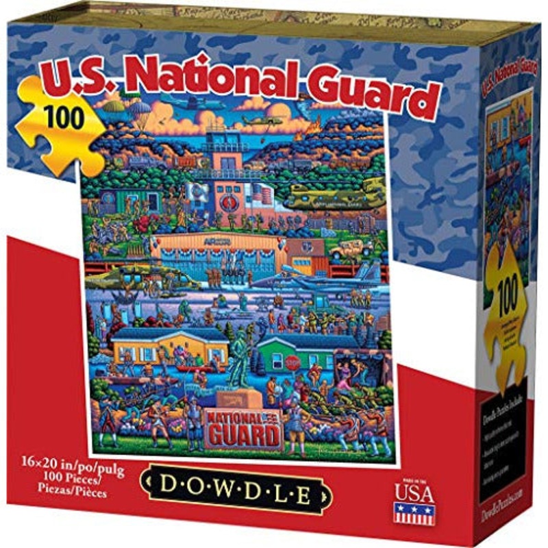 Dowdle Jigsaw Puzzle - U.S. National Guard - 100 Piece