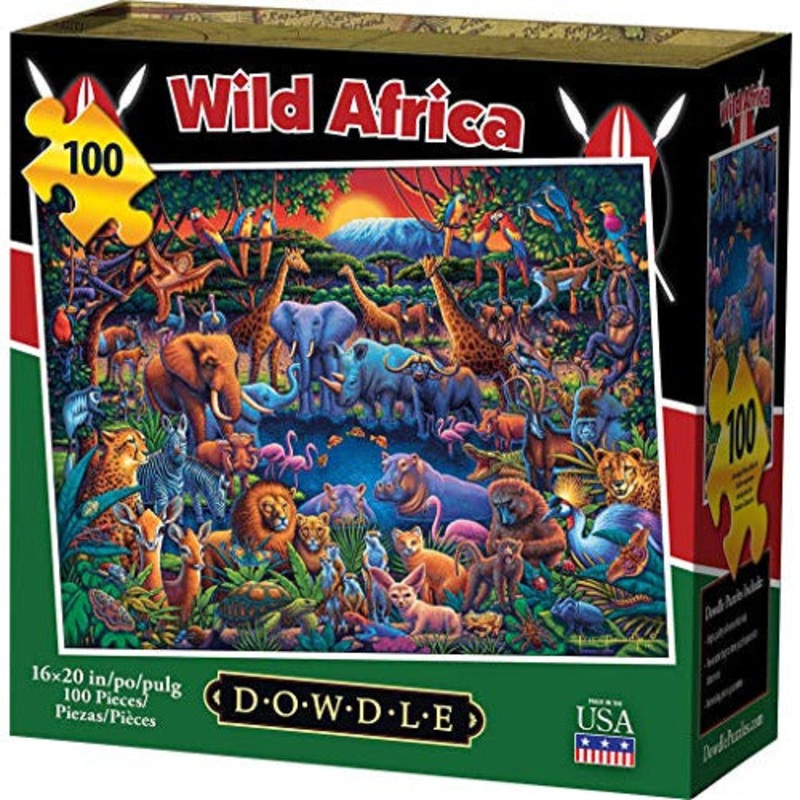 Dowdle Jigsaw Puzzle - Wild Africa - 100 Piece