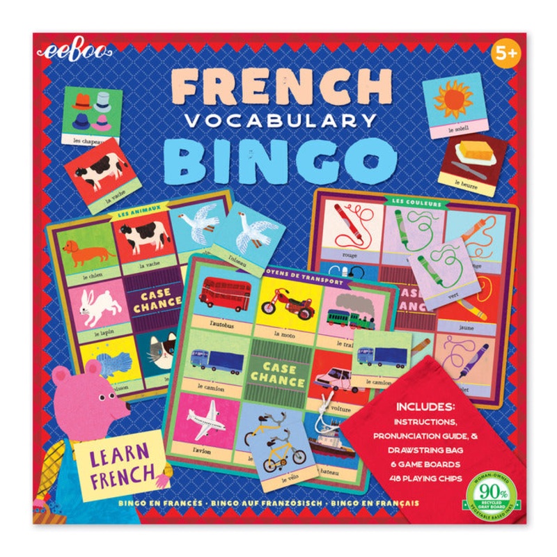 Eeboo 2nd Edition French Bingo