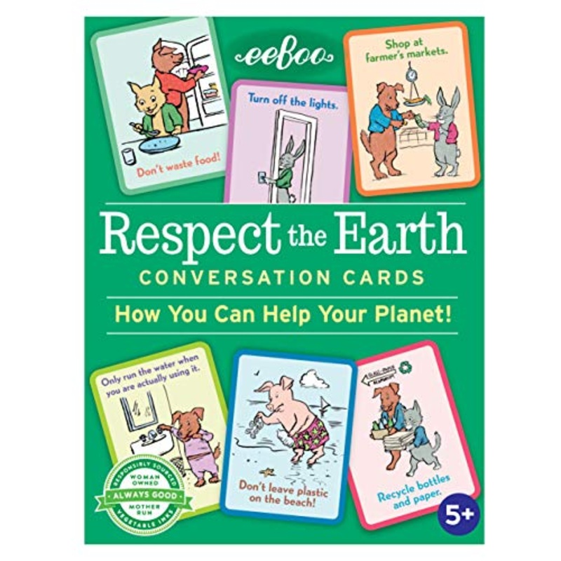 eeBoo Respect The Earth Conversation Flash Cards