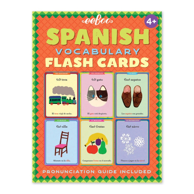 Eeboo Spanish Flash Cards 3rd Edition