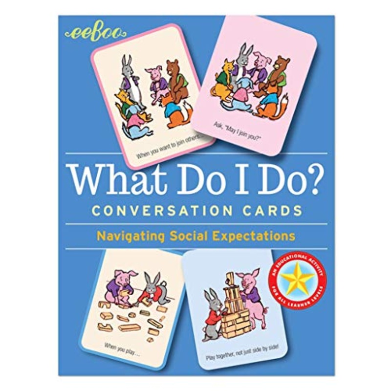 eeBoo What Do I Do Social Awareness Conversation Flash Cards