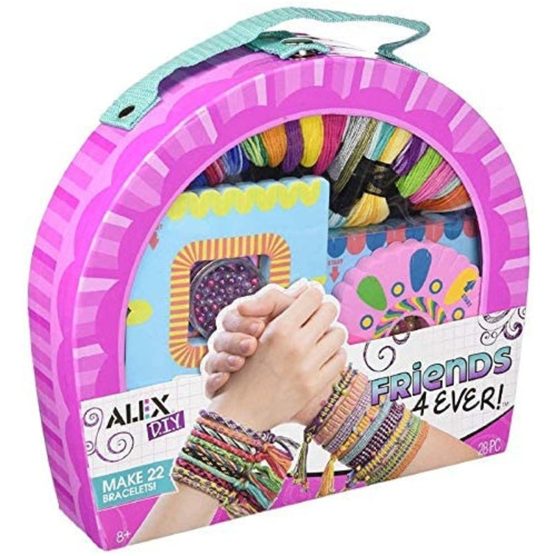 Alex DIY Friends Forever Bracelet Kit Kids Art and Craft Activity