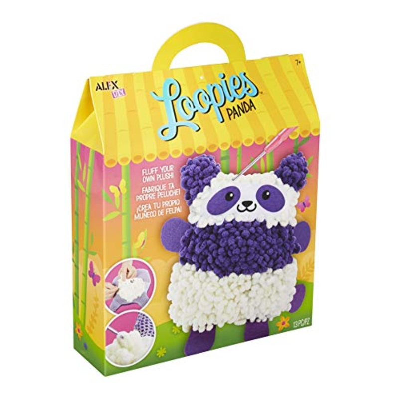 Alex Loopies Yarn and Plush Cat Kids DIY Craft Kit