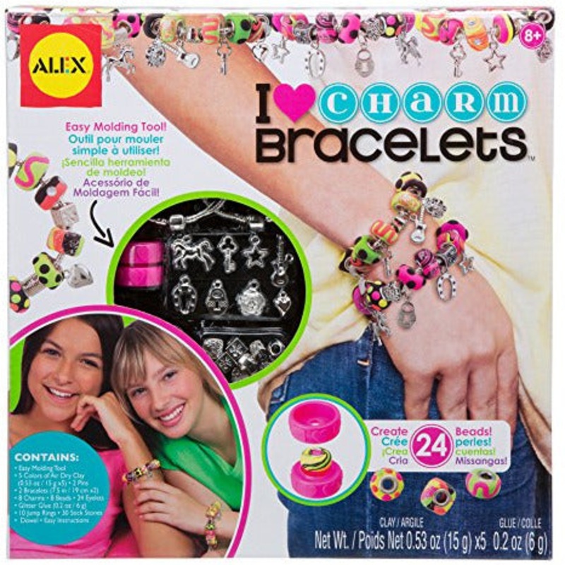 ALEX Toys DIY Wear I Heart Charm Bracelets Kids Art and Craft Activity
