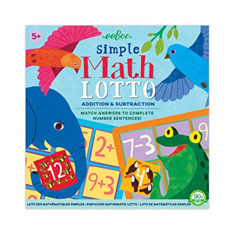 Eeboo Simple Math Bingo