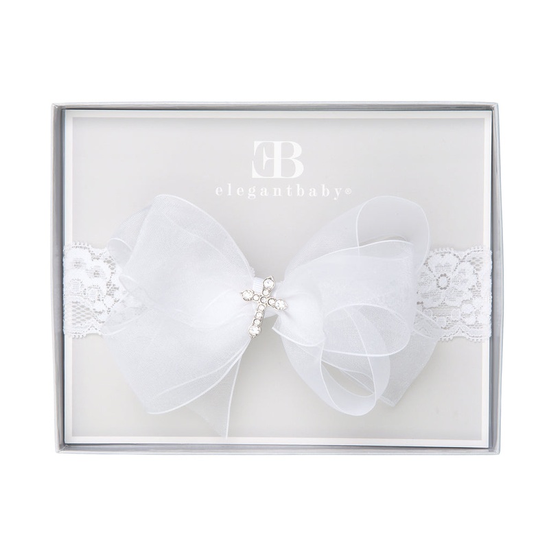 ELEGANT BABY CHRISTENING BABY GIRL HEADBAND