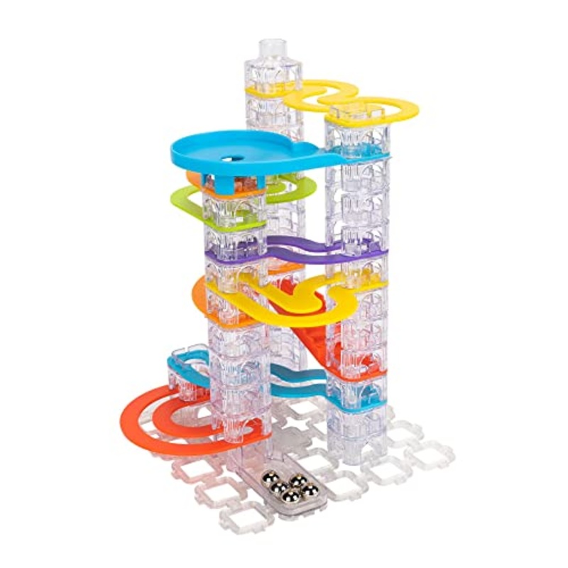 Fat Brain Toys Trestle Tracks Builder Set