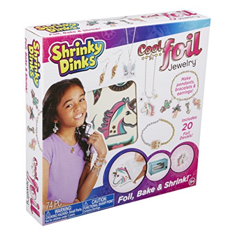 Shrinky Dinks Cool Foil Jewelry Kids Art and Craft Activity