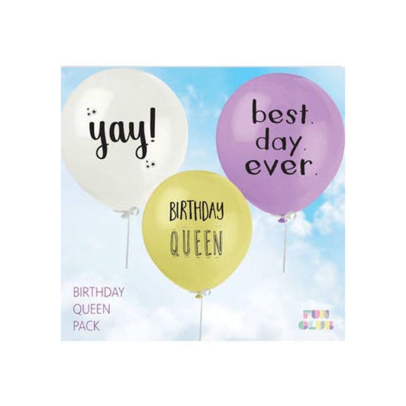Balloons Birthday Queen Pack