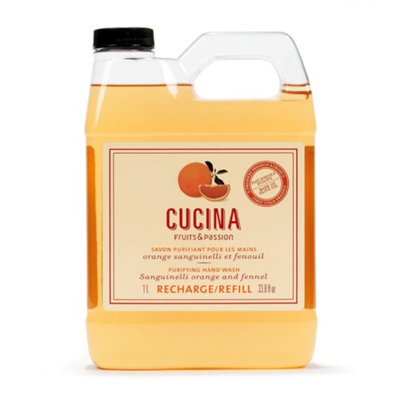 Cucina Fruits & Passion Sanguineli Orange & Fennel Hand Soap - 33.8 oz Refill