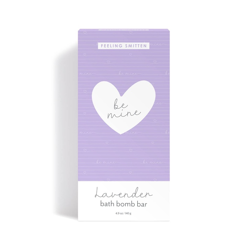 Feeling Smitten Be Mine Lavender Bath Bomb Bar