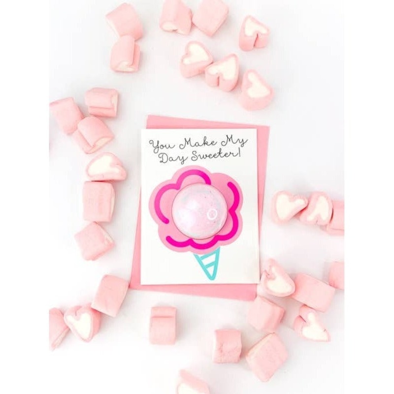 Feeling Smitten You Make My Day Sweeter Bath Fizzy Greeting Card