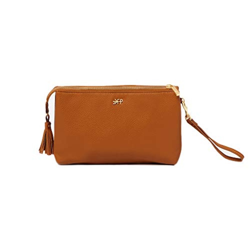 Freshly Picked Classic Zip Pouch, Cognac