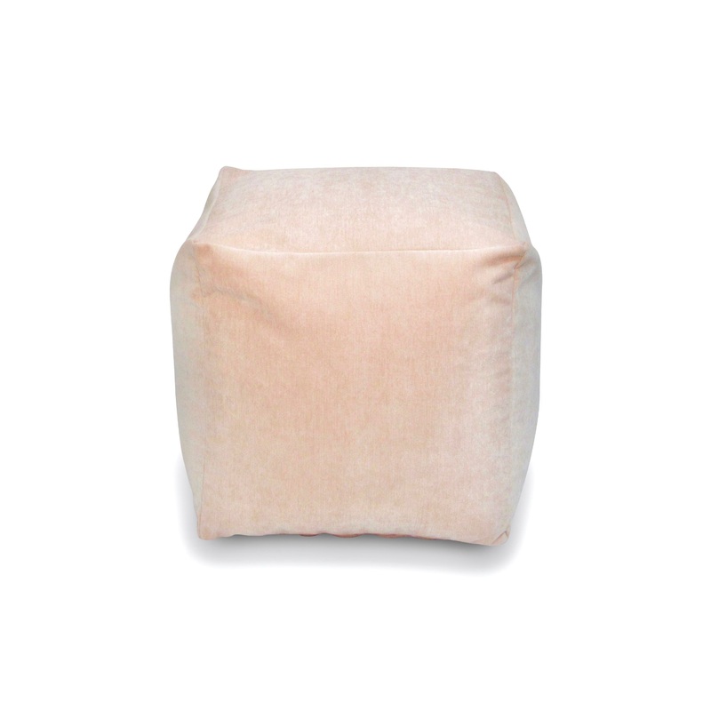 The 1st Chair Nursery 3P Pink Blush Small Sqaure Poufette