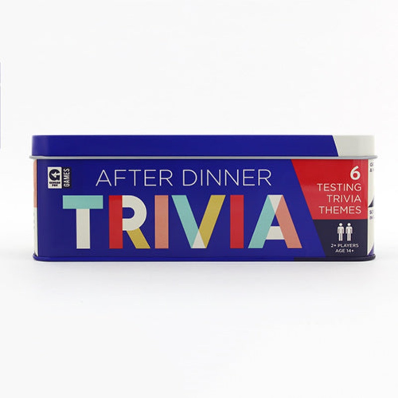 Ginger Fox After Dinner Trivia Game for The Family - Includes 6 Classic Trivia